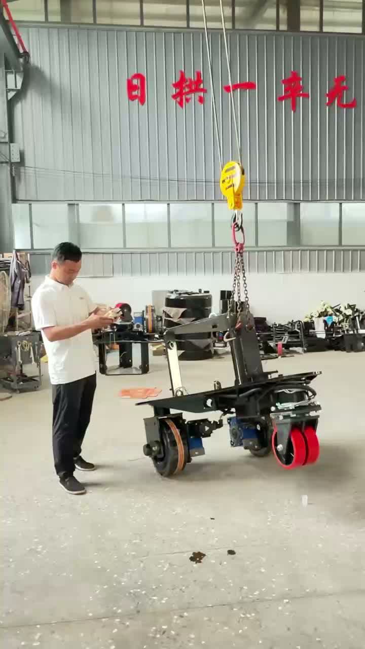 Grinding chassis of the KDKP three-head floor grinder